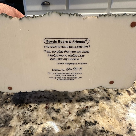 Boyd’s Bears Style #228429 Albert and Martha… Swing Time Romance - Picture 3 of 3
